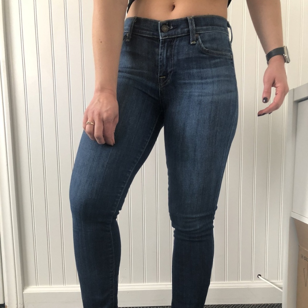 7 For All Mankind 26  Skinny Crop & Roll